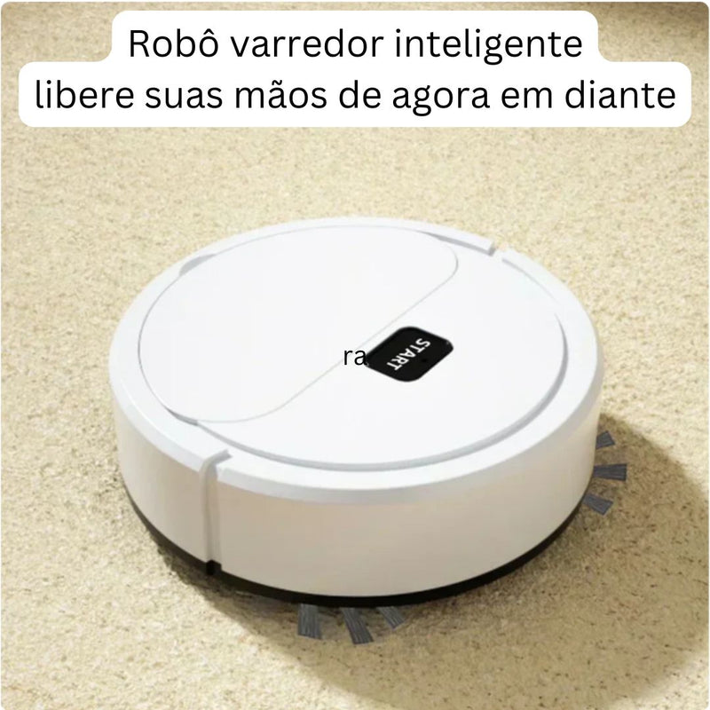 Robô aspirador de pó  automático portátil mini - recarregável USB, molhado e seco